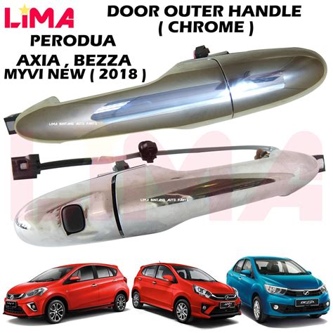 Perodua Bezza Axia Advanced Myvi D N Door Outer Handle Chrome