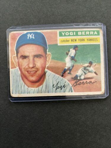 1956 Topps Gray Back Yogi Berra 110 New York Yankees EBay