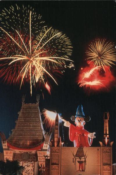 Sorcery In The Sky Disney MGM Studios Postcard