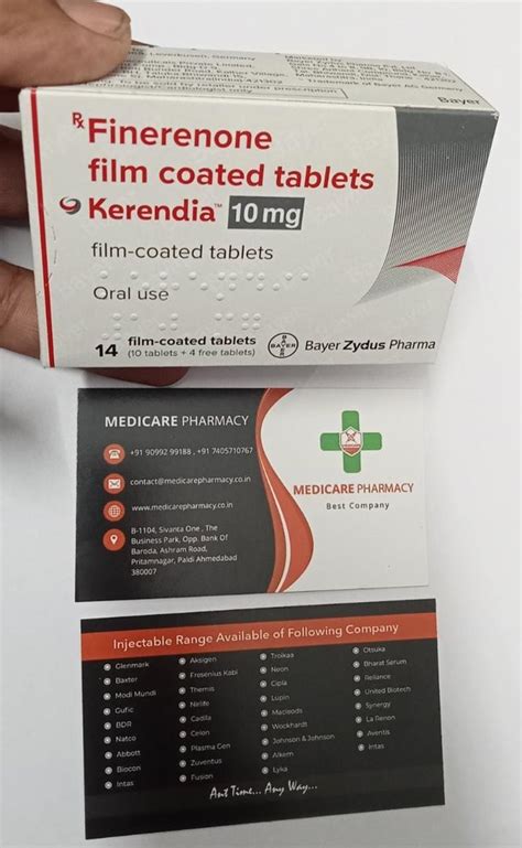 Kerendia Finerenone Tablets 10 MG At Rs 1092 Box In Ahmedabad ID