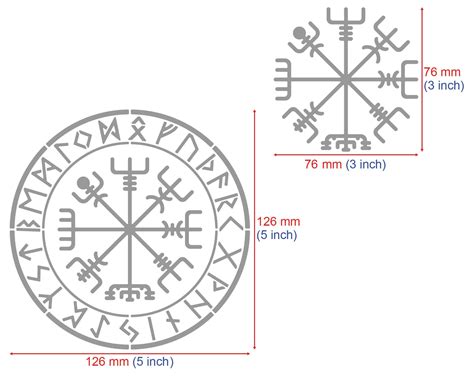 Aleks Melnyk 63 Viking Stencil Rune Symbols Celtic Metal Patterns Scandinavian Runes