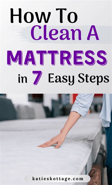 How To Clean A Mattress In 7 Easy Steps Katieskottage Mattress