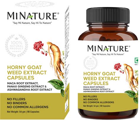 Minature Horny Goat Weed Extract Capsules