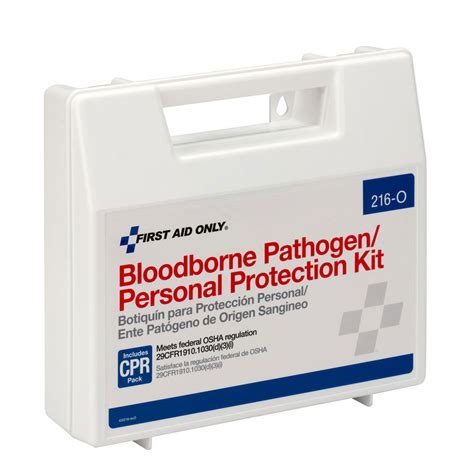 Fao 30 Piece Bloodborne Pathogenpersonal Protection Kit W6 Piece Cpr