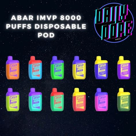 Vape Legit Artery Abar IMVP 8000 Puffs Disposable Pod Lazada PH