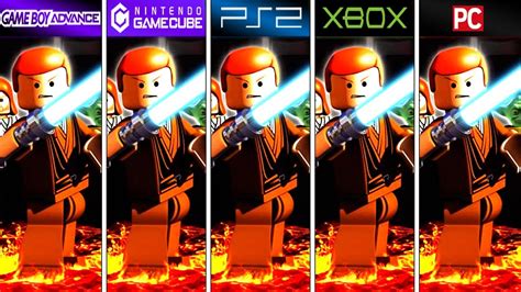 Lego Star Wars The Video Game Gba Vs Gamecube Vs Ps Vs Xbox Vs