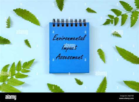 Environmental Impact Assessment Or EIA Concept Word Written On Blue