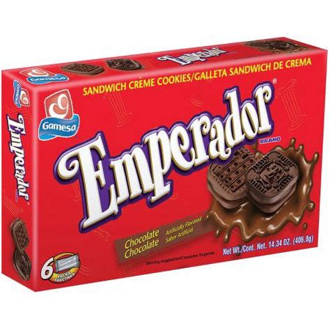 Gamesa Emperador Chocolate Sandwich Cookies 14 34 Oz Box Pack Of 48