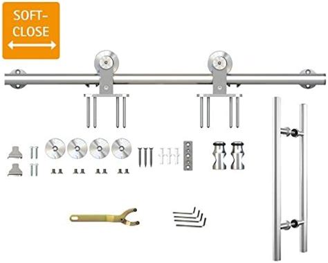 Inova Edelstahl Beschlagset Mit Laufschiene Komplettset Schiebet R