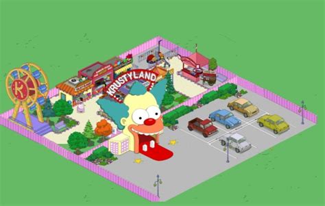 Simpsons Tapped Out Krustyland Design