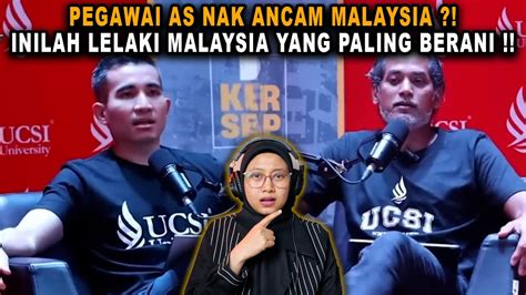 INILAH LELAKI MALAYSIA YANG SANGAT BERANI BERSUARA SOALAN PEGAWAI AS