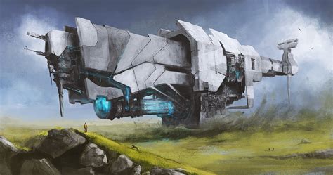 sci-fi concept art on Behance