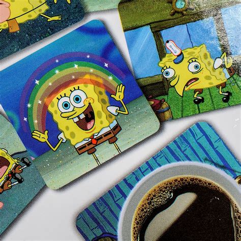 SpongeBob Bikini Bottom Coaster 6 Piece Set Elbenwald
