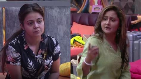 Bigg Boss 15 Devoleena Bhattacharjee And Rashami Desai Fight Karan