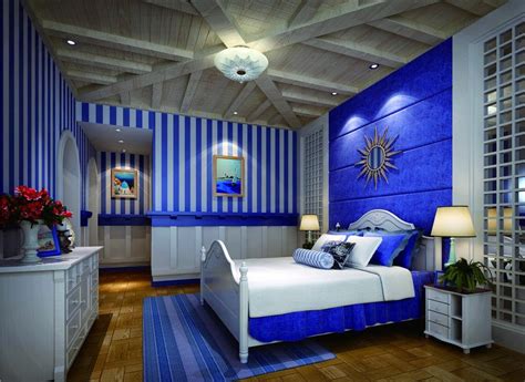 Desain Rumah Tebaru: Desain Kamar Tidur Minimalis Warna Biru