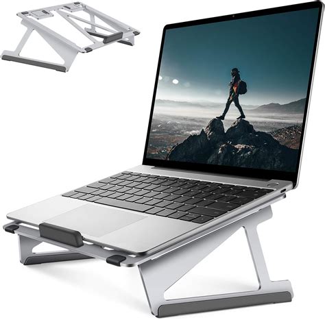 Joflva Laptop St Nder Ergonomischer Aluminium Computerst Nder Mit