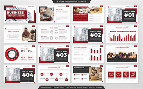 Modèle De Mise En Page Powerpoint D Entreprise Style Premium Vecteur Premium