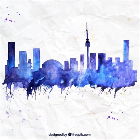 Toronto Skyline Drawing at PaintingValley.com | Explore collection of Toronto Skyline Drawing