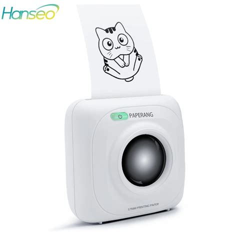 PAPERANG P1 Printers Mini Bluetooth Wireless Paper Pocket Printer Portable Bluetooth Instant ...