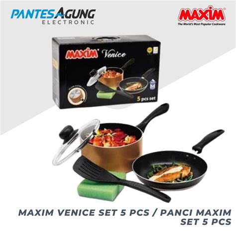 Jual Maxim Venice Set Pcs Panci Maxim Set Pcs Shopee Indonesia