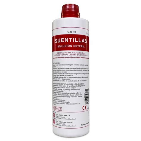 SUENTILLAS SOLUCION ESTERIL LIQUIDO LENTILLAS 1 ENVASE 250 Ml