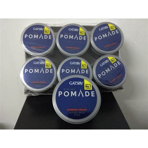 Jual GATSBY Styling Pomade SUPREME GREASE Shopee Indonesia