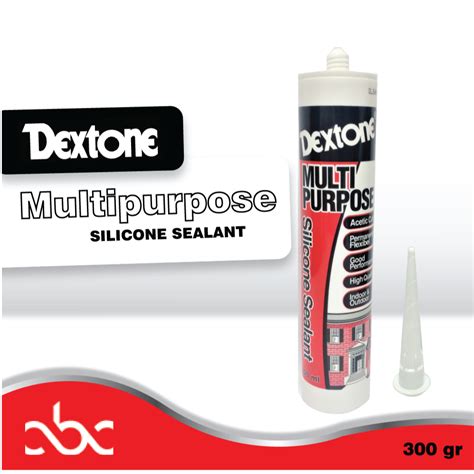 Jual Dextone Silicone Sealant Multi Purpose Lem Kaca Silikon Asam Lem