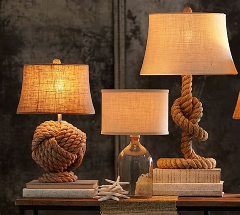 Burlap Upholstered Tapered Drum Lamp Shade Pottery Barn