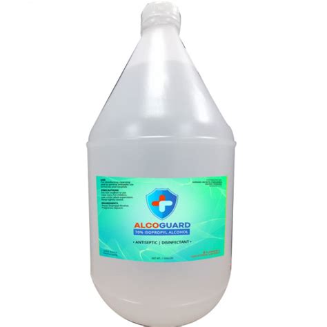 Alcoguard 70 Isopropyl Alcohol Antiseptic Disinfectant 1 Gallon