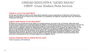 Liceo Naval Identidad Ppt