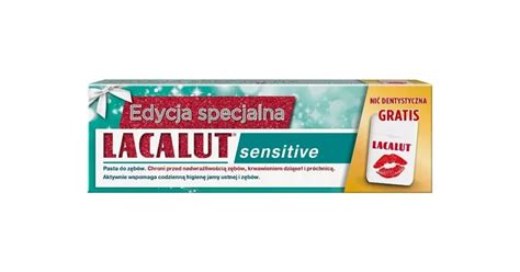 Lacalut Sensitive Pasta do zębów wrażliwych 75ml nić dentystyczna