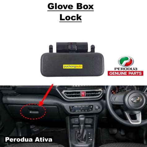 Glove Box Lock Dashboard Drawer Laci Perodua Aruz Ativa Axia Kancil