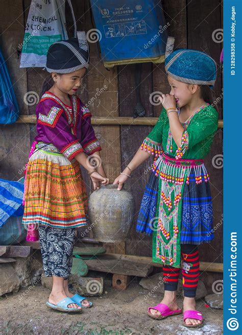 Hmong Ethnic Minority In Laos Editorial Stock Photo Image Of Girl