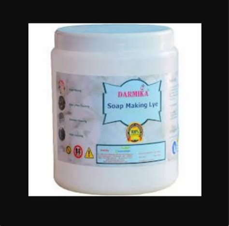 Caustic Soda Darmika Lye Soap Making Flakes Caustic Soda 1 Kg