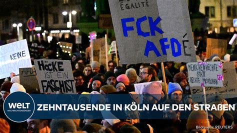 Anti Afd Demo In K Ln Zehntausende Demonstrieren Gegen