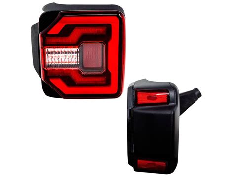 Winjet Renegade Sequential Red And Black LED Tail Lights RNGT0650 BR