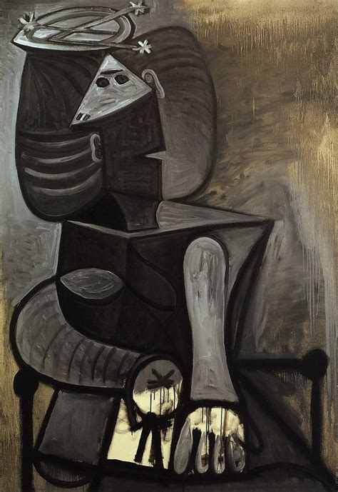 Pablo Picasso Femme Assise Au Chapeau Plat Monica Rossi Flickr