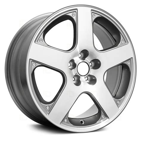 Replace ALYVW082U10 5 Spoke Machined And Dark Charcoal 17x7 Alloy