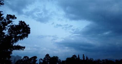 Timelapse, blue and dark sky, storm clouds, Nature Stock Footage ft ...