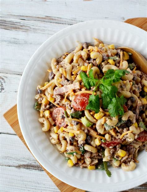 Cowboy Pasta Salad Easy Recipe To Feed A Crowd Bubbapie