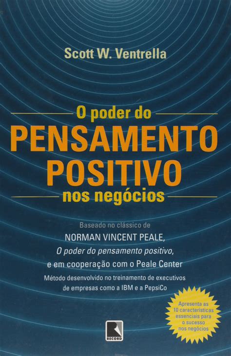 O Poder Do Pensamento Positivo Nos Neg Cios Pdf Scott W Ventrella