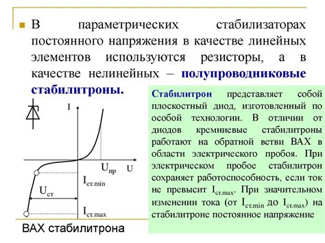 Стабилизаторы тока и напряжения - презентация онлайн