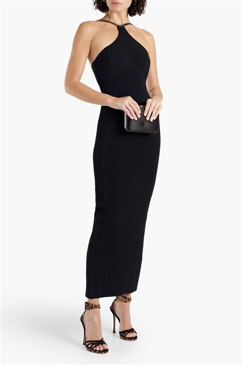 HERVÉ LÉGER Embellished bandage maxi dress THE OUTNET