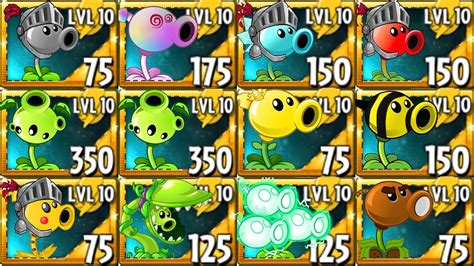 PvZ 2 All PEA Plants Max Level Vs All Final Boss Who Will Win PvZ 2