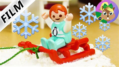 Novelinha Portugu S Playmobil Emma Fez Neve Carrinho De Neve Youtube