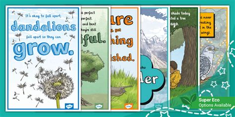 Nature-Themed Inspirational Posters (teacher made) - Twinkl
