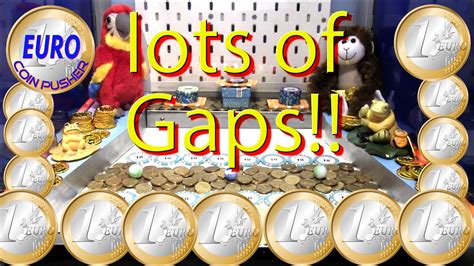 Lots Of Big Gaps Euro Coin Pusher Episode Youtube