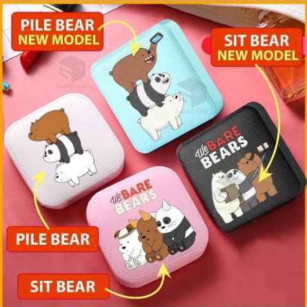 Hot Style We Bare Bears Mah Cute Mini Powerbank Cartoon Portable