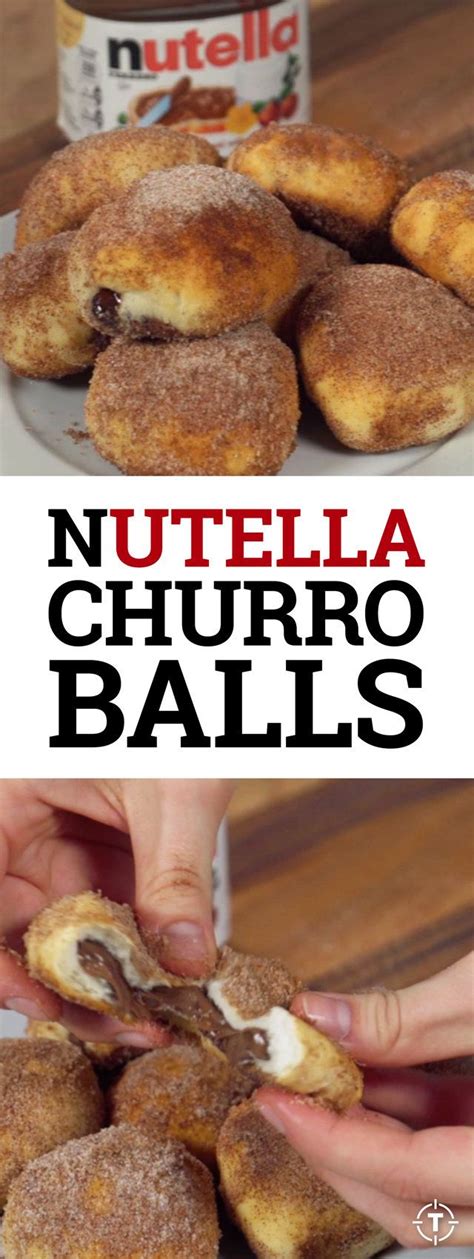 You Need To Make These Nutella Churro Balls Right Now Nutella Recipes