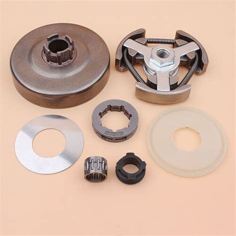 3 8 X7 Clutch Drum Rim Sprocket Kit For Husqvarna 61 266 272 268 162 66